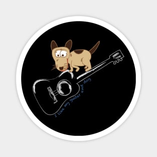 I like my guitar dogs Magnet